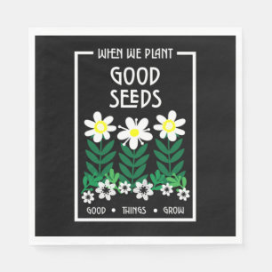 Servilleta De Papel Plantar semillas de buena motivación