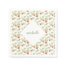 Plantas Domésticas En Cuencos Cerámicos Patrón De