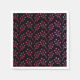 Servilleta De Papel Plantas rosadas