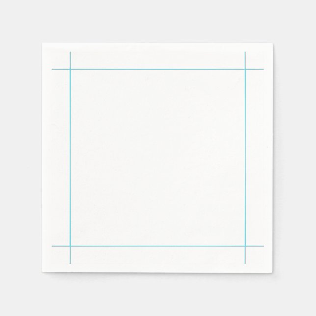 Servilleta De Papel Plantilla de Napkin (Anverso)