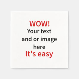 Servilleta De Papel Plantilla de personalizable