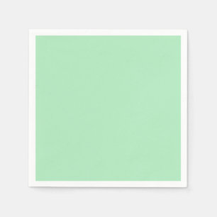 Servilleta De Papel Plantilla de Tendencia de Color Cameo Green Mint 2