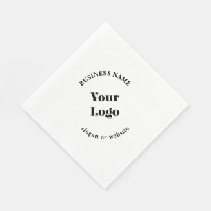 Servilleta De Papel Plantilla minimalista retro-moderna para tu logoti