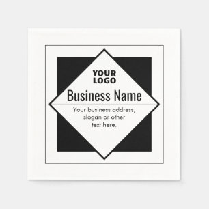 Servilleta De Papel Plantilla personalizable Agrega tu logotipo