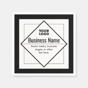 Servilleta De Papel Plantilla personalizable Agrega tu logotipo
