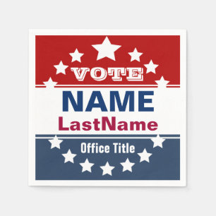 Servilleta De Papel Plantilla política de encargo de la campaña