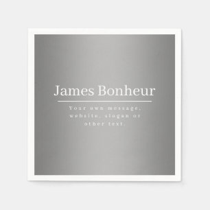 Servilleta De Papel Plantilla promocional editable para empresas, etc.