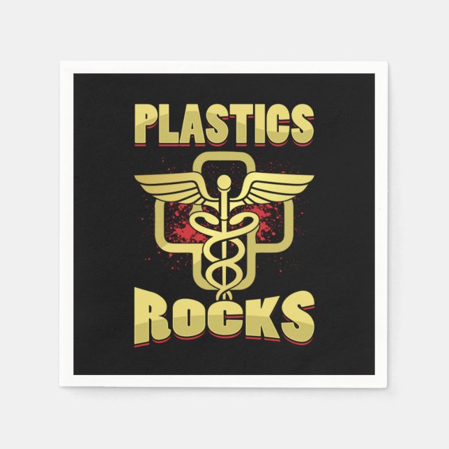 Servilleta De Papel Plastic Rocks Plastic Surgeon Cosmetic Surgery Gif (Anverso)