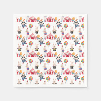 Servilleta De Papel Plato de papel con tema de circo 'Qué divertido'