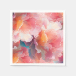 Servilleta De Papel Plato de papel floral