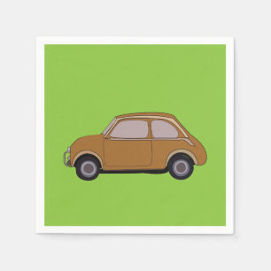 Servilleta De Papel Plato de papel para fiesta retro de autos clásicos