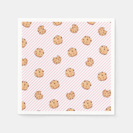 Servilleta De Papel Platos de papel de rayas rosadas para fiesta de cu