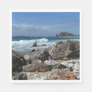 Servilleta De Papel Playa Rocky de St. Thomas
