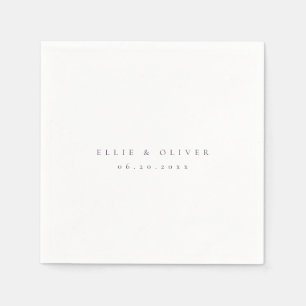 Servilleta De Papel Plum Purple Boho Boda Cocktail moderno