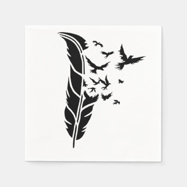 Servilleta De Papel plume & Eagle (Anverso)