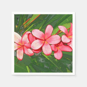 Servilleta De Papel Plumerias