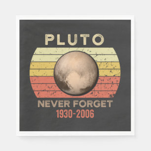 Servilleta De Papel plutón nunca olvides, eris, luna, astronomía, astr