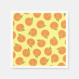 Servilleta De Papel Poco Cutie Tangerine Baby Shower Sexo Neutral