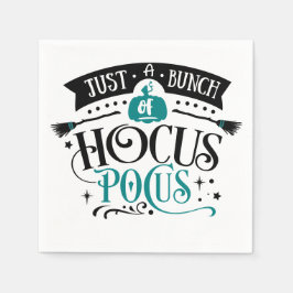 Servilleta De Papel Pocus Halloween Typography Napkins