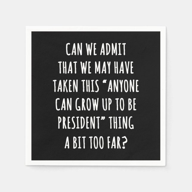 Servilleta De Papel ¿Podemos admitir? (Anverso)