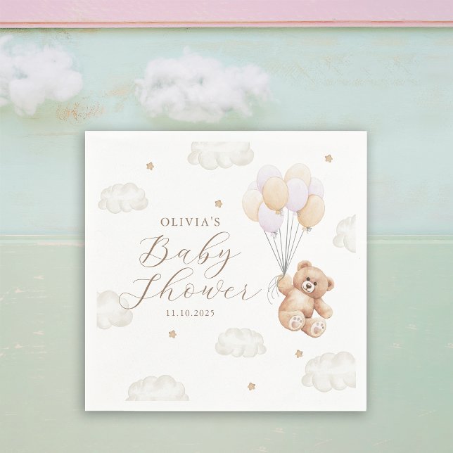 Servilleta De Papel Podemos esperar a la Chica Baby Shower (Subido por el creador)
