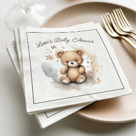 Servilleta De Papel Podemos esperar a que Baby Shower sea neutral desd