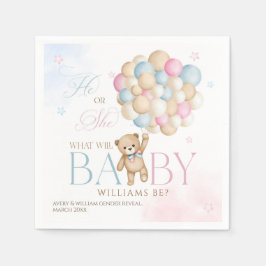 Servilleta De Papel Podemos esperar a que el género revele que él o el