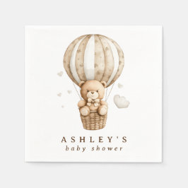 Servilleta De Papel Podemos Esperar A Teddy Bear Baby Shower