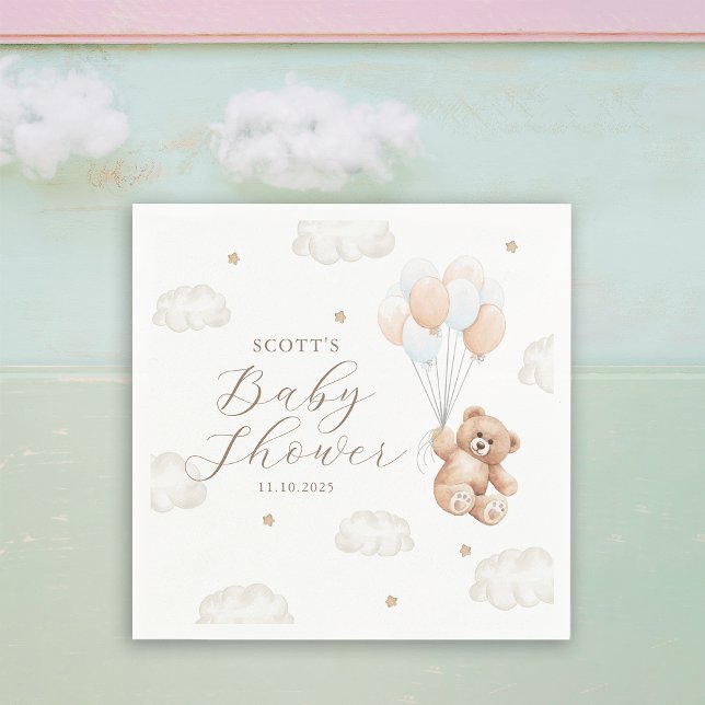 Servilleta De Papel Podemos Esperar Al Niño Baby Shower (Subido por el creador)