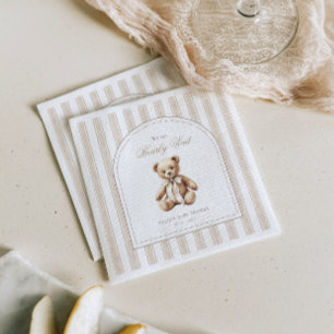 Servilleta De Papel Podemos Esperar Elegante Baby Shower