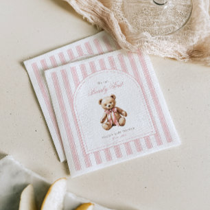 Servilleta De Papel Podemos Esperar Elegante Baby Shower