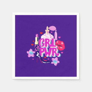 Servilleta De Papel Poder de chicas
