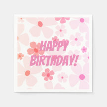 Poder de Flor Brillante Feliz Cumpleaños