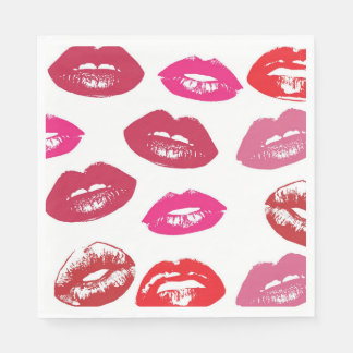 Servilleta De Papel Poder de lápiz labial
