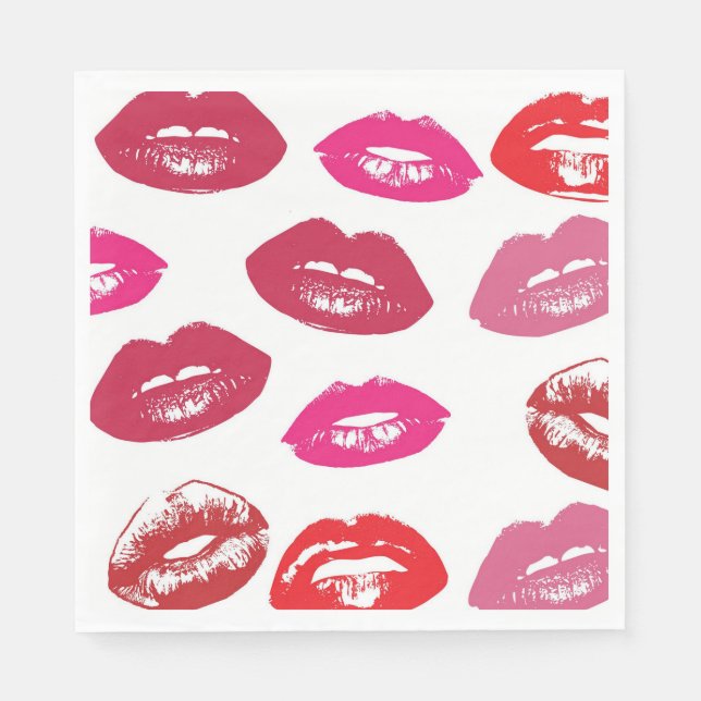 Servilleta De Papel Poder de lápiz labial (Anverso)