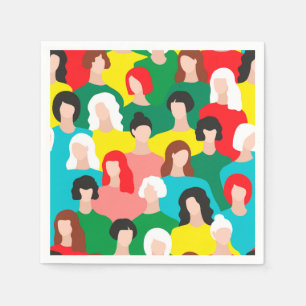 Servilleta De Papel Poder femenino