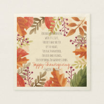 Poema de Acción de Gracias. Feliz Día de Acción de