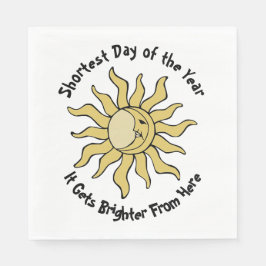 Servilleta De Papel Poema del solsticio de invierno