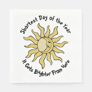 Servilleta De Papel Poema del solsticio de invierno