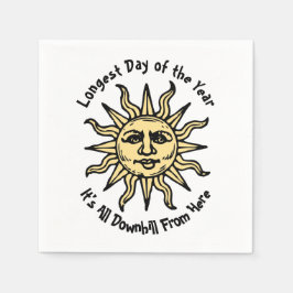 Servilleta De Papel Poema del solsticio de verano