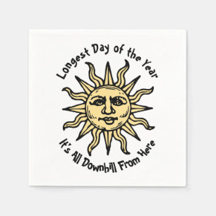 Servilleta De Papel Poema del solsticio de verano