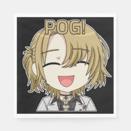 Servilleta De Papel ¡Pog! Servilletas Chibi - Fanart de Luca Kaneshiro