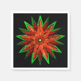 Servilleta De Papel Poinsettia WOW