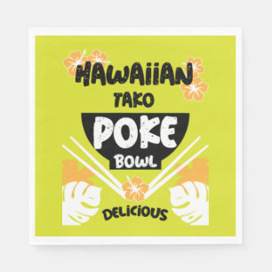 Servilleta De Papel Poke Bowl Tako Poke