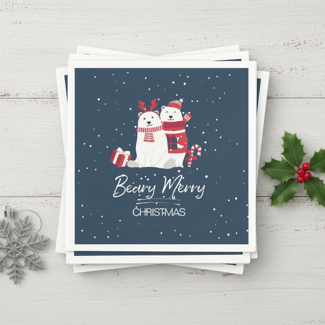 Servilleta De Papel Polar Beary Feliz Navidad ID851 (Subido por el creador)