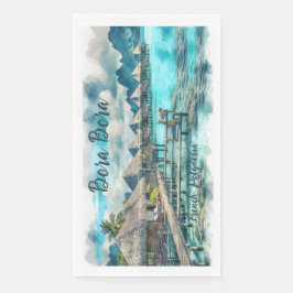 Servilleta De Papel Polinesia Francesa Bora Bora Serenity |