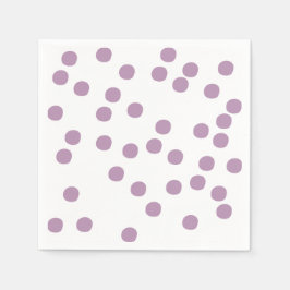 Servilleta De Papel Polkadots púrpura / Lavender