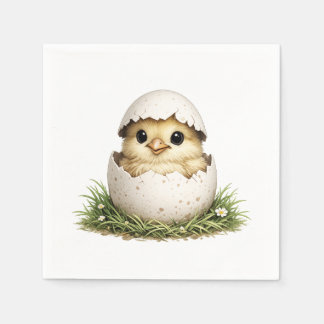 Servilleta De Papel Pollito en cáscara de huevo