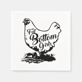 Servilleta De Papel Pollo Hen Grasa Napkin inferior