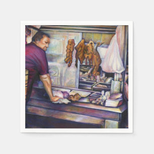 Servilleta De Papel Pollo sacudido por el sol, Singapur